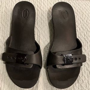 Women’s Black Sandal Slides - Dr. Scholl’s